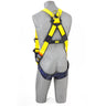 3M™ DBI-SALA® Delta™ Vest-Style Climbing Harness - Rear View with Quick Connect Buckle Leg Straps and Stand-up Back D-ring