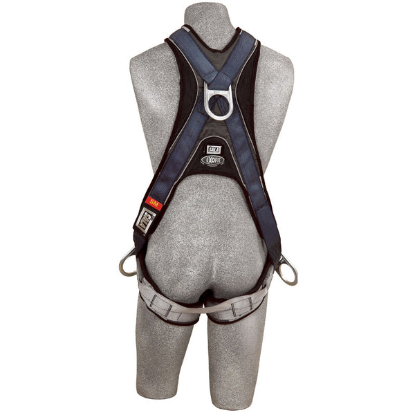 3M™ DBI-SALA® ExoFit™ Crossover-Style Positioning/Climbing Harness - Rear View with Back D-ring