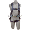 3M™ DBI-SALA® ExoFit™ Construction Style Positioning Harness  - Front View with Body Belt/Hip Pad with side D-rings, Quick Connect Chest Strap and Tongue Buckle Leg Straps
