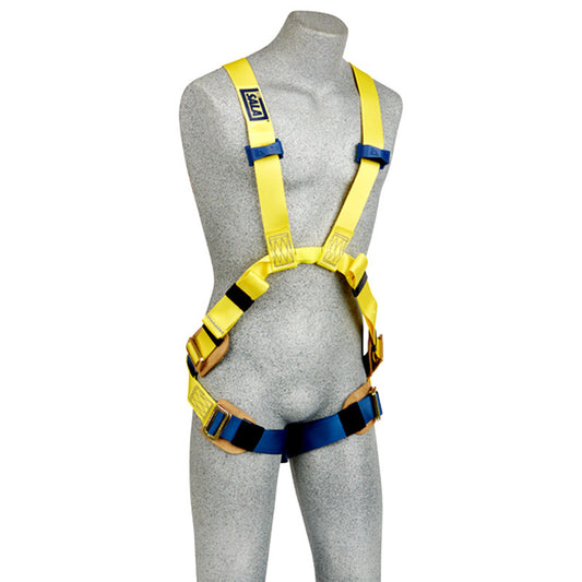 3M™ DBI-SALA® Delta™ Arc Flash Harness with Dorsal/Front Web Loop - Front View with Pass-Through Buckle Leg Straps