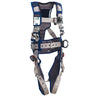 3M™ DBI-SALA® ExoFit™ STRATA™ Construction Style Positioning Harness - Front View with Tongue Buckle Leg Straps and Body Belt/Hip Pad with Side D-rings