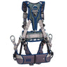 3M™ DBI-SALA® ExoFit™ STRATA™ Tower Climbing Harness - Rear View with Lightweight Aluminum Stand-up Dorsal D-ring and Removable Seat Sling with Positioning D-rings