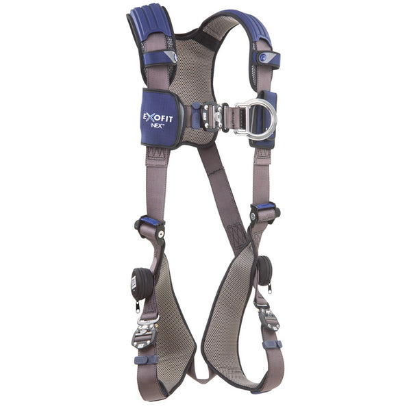 3M™ DBI-SALA® ExoFit NEX™ Vest-Style Climbing Harness - Quick Connect Chest and Leg Straps and Aluminum Front D-ring (Front View not on Model)