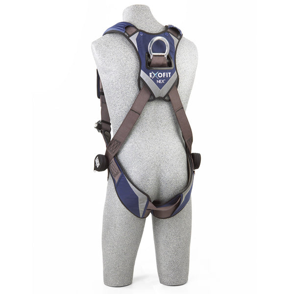 3M™ DBI-SALA® ExoFit NEX™ Vest-Style Climbing Harness - Rear View with Stand-up Lightweight Aluminum Back D-ring