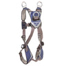 3M™ DBI-SALA® ExoFit NEX™ Vest-Style Retrieval Harness - Lightweoght Aluminum Stand-up Back D-ring and Shoulder D-rings (Rear View not on Model)