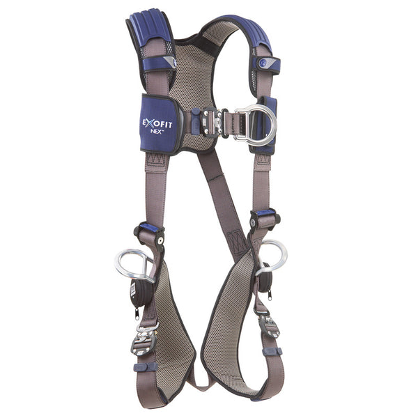 3M™ DBI-SALA® ExoFit NEX™ Vest-Style Positioning/Climbing Harness - Quick Connect Chest and Leg Straps and Aluminum Front and Side D-rings (Front view not on Model)