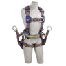 3M™ DBI-SALA® ExoFit NEX™ Tower Climbing Harness - Quick Connect Chest and Leg Straps and Lightweight Aluminum Front D-ring (Front View on Model)