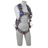 3M™ DBI-SALA® ExoFit NEX™ Wind Energy Positioning/Climbing Harness - Front View with Quick Connect Chest and Leg Straps and Lightweight Aluminum Front and Side D-rings