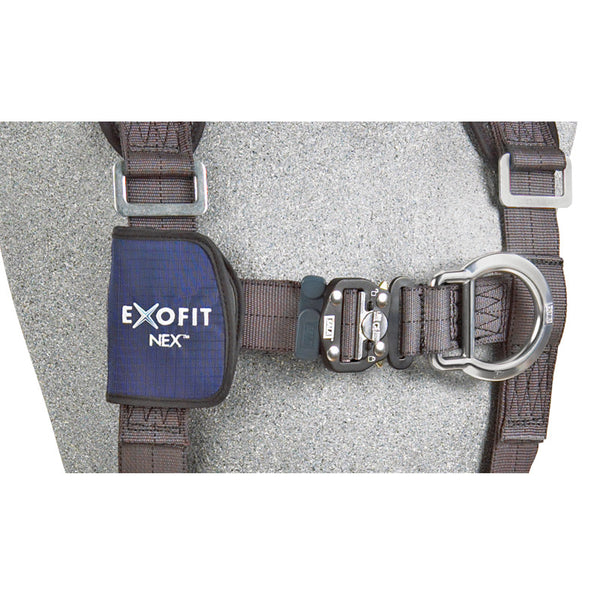 3M™ DBI-SALA® ExoFit NEX™ Oil & Gas Positioning/Climbing Harness - Lightweight Aluminum Front D-ring with Quick Connect Chest Strap