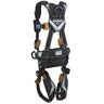 3M™ DBI-SALA® ExoFit NEX™ Arc Flash Construction Style Positioning Harness - Rear View with Lightweight PVC Coated Aluminum Back D-ring