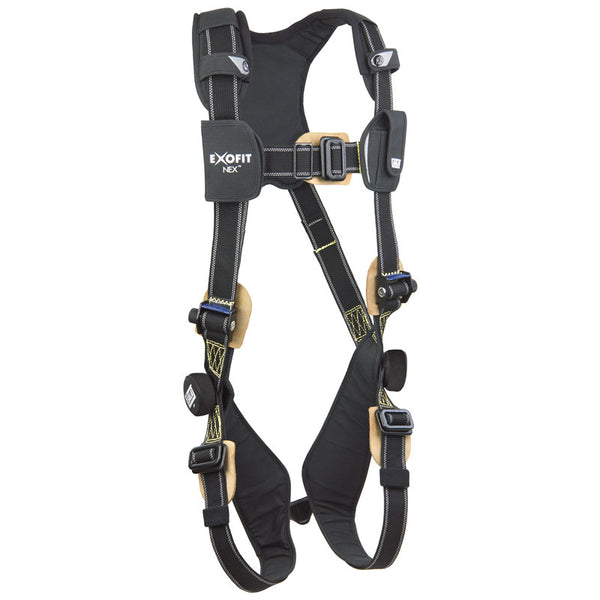 3M™ DBI-SALA® ExoFit NEX™ Arc Flash Vest-Style Harness - PVC Coated Pass-Through Buckle Leg Straps (Front View not on Model)