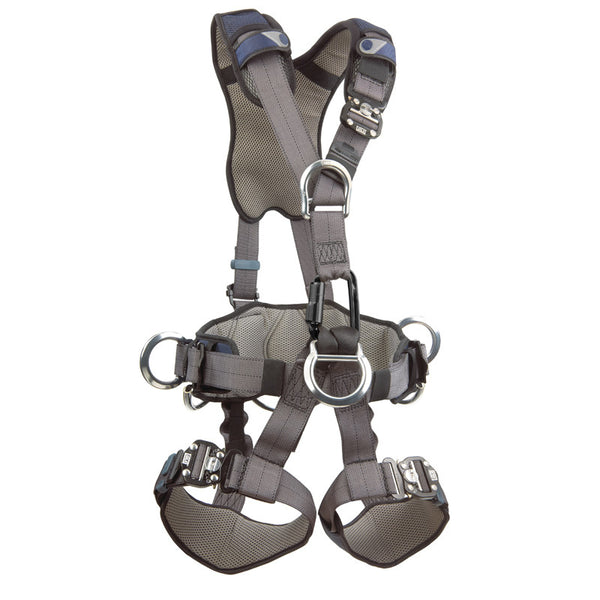 3M™ DBI-SALA® ExoFit NEX™ Rope Access/Rescue Harness - Quick Connect Chest and Leg Straps, Equipment Loops, Body Belt/Hip Pad with Side D-rings (Front View not on Model)