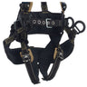 3M™ DBI-SALA® ExoFit NEX™ Arc Flash Tower Climbing Harness - Body Belt/Hip Pad with PVC Coated Side D-rings, Quick Connect Chest and Leg Straps and Removable Seat Sling with Aluminum Board and PVC Coated Suspension D-rings