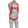 3M™ Protecta® PRO™ Vest-Style Positioning Welder's Harness - Front View with Pass-Through Buckle Leg Straps, Parachute Torso Adjusters and Side D-rings