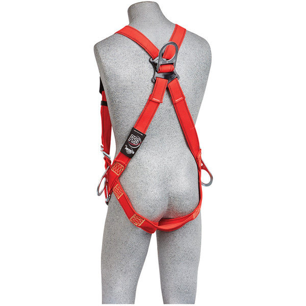 3M™ Protecta® PRO™ Vest-Style Positioning Welder's Harness - Rear View with Back D-ring
