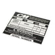 CM Blank Id Plate Prostar