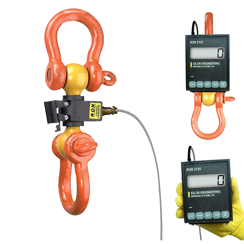 Eilon Engineering Dinamómetro con cable Ron Crane Scales™ Ron 2125 con pantalla acoplable de 1"/25 mm - Dinamómetro con cable Ron Crane Scales™ Ron 2125 con pantalla acoplable de 1"/25 mm: ahora disponible en MTN Shop EE. UU. - imagen 2