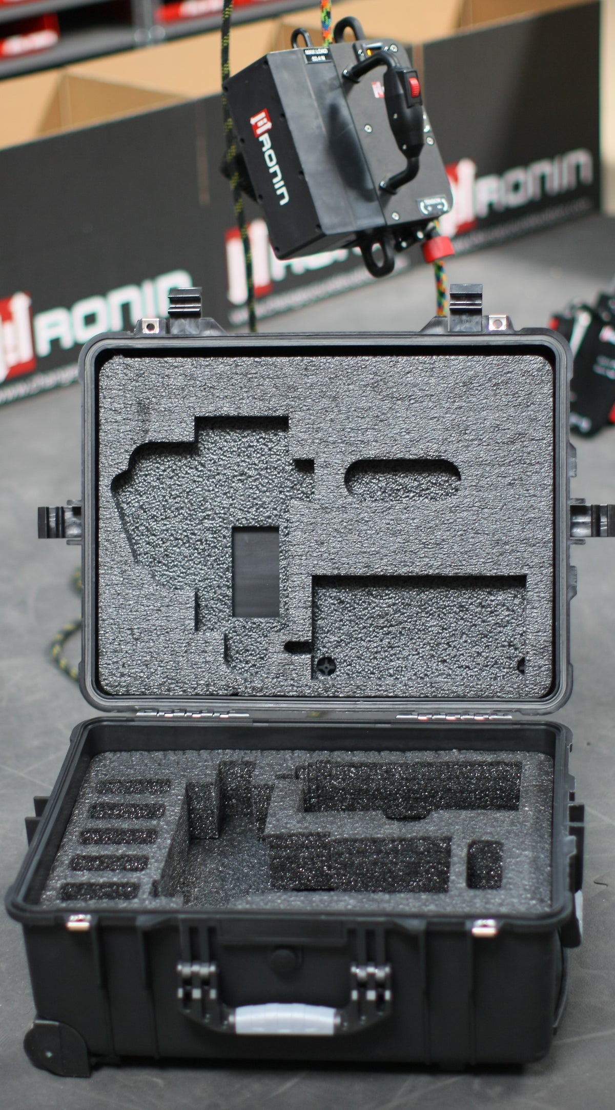 Ronin Lift - Carrying Case– Besides affordability, Ronin Lift is the ultimate go-to device because it is lightweight, contains a hot-swappable battery, is capable of lifting up to 400 pounds – Now available at MTN Shop US.