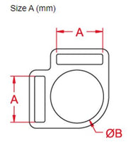 Dimensiones del anillo King 2 luces - imagen 3