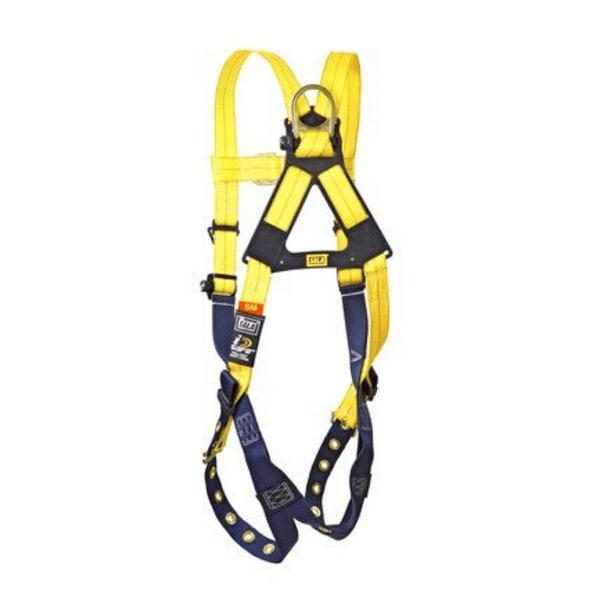 3M™ DBI-SALA® Delta™ Vest-Style Climbing Harness - Tongue Buckle Leg Straps (Rear View)