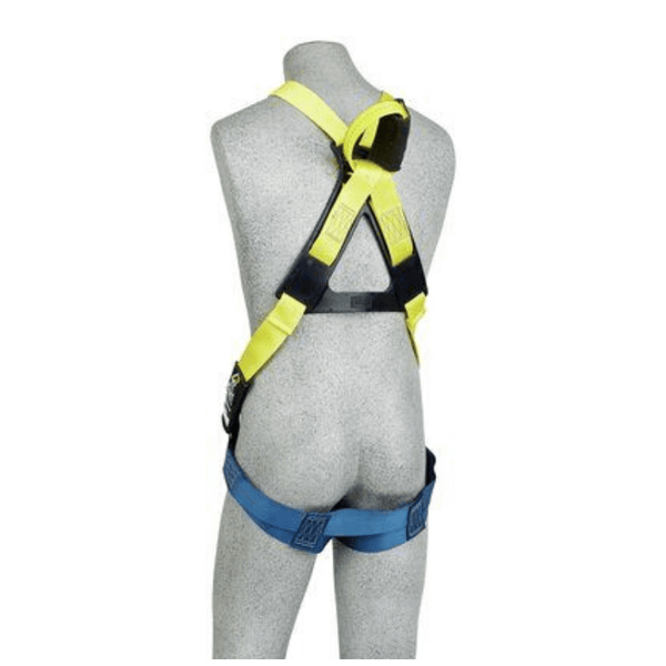 3M™ DBI-SALA® Delta™ Arc Flash Harness with Dorsal/Rescue Web Loops - Rear View with Back Web Loop and Quick Connect Buckle Straps