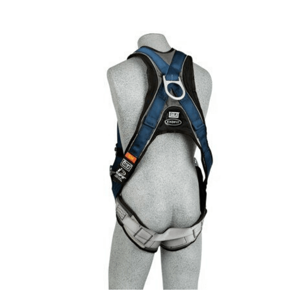 3M™ DBI-SALA® ExoFit™ Vest-Style Stainless Steel Harness - Rear View with Back D-ring