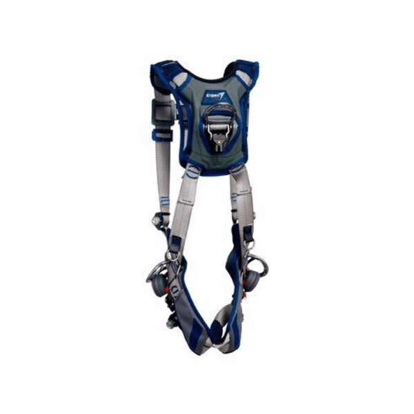 3M™ DBI-SALA® ExoFit STRATA™ Vest-Style Positioning/Climbing Harness - Lightweight Aluminum Stand-up Back D-ring (Rear View)