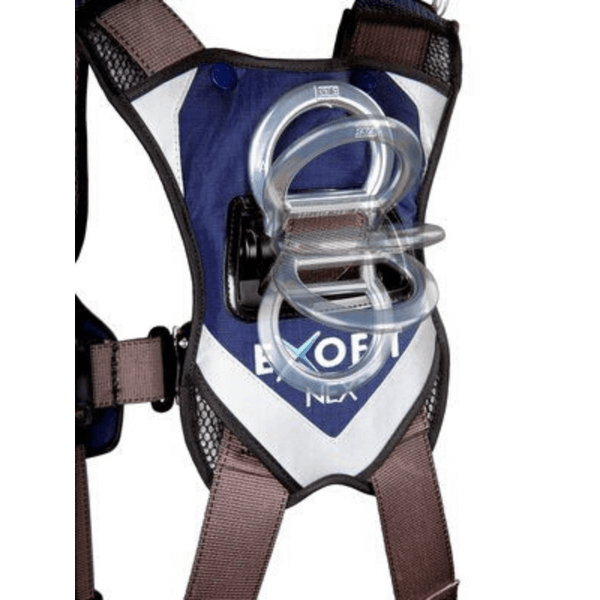 3M™ DBI-SALA® ExoFit NEX™ Rope Access/Rescue Harness - Lightweight Aluminum Stand-up Back D-ring