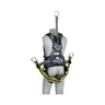 3M™ DBI-SALA® ExoFit NEX™ Oil & Gas Positioning/Climbing Harness - Rear View with 18'' Back D-ring Extension, Body Belt/Hip Pad with Back D-ring and Removable Seat Sling with Suspenion D-rings