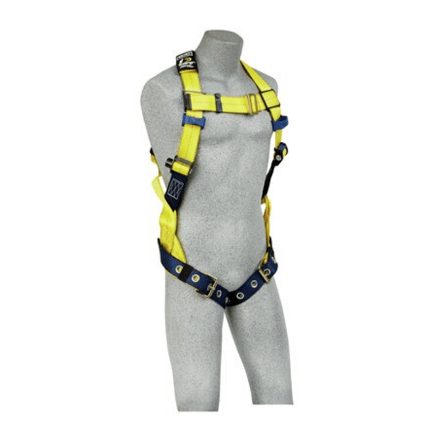 3M™ DBI-SALA® Delta™ Vest-Style Scaffolding Harness - Front View with Tongue Buckle Leg Straps