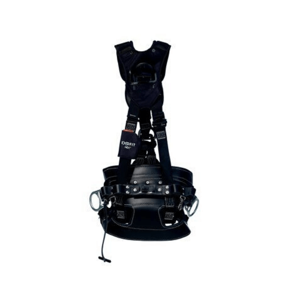 3M™ DBI-SALA® ExoFit NEX™ Lineman Suspension Harness with 4D Belt - Rear View with Stand-up Lightweight Aluminum Back D-ring