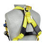 3M™ DBI-SALA® Delta™ Vest-Style Scaffolding Harness - Rear View with Fixed Back D-ring with EZ-Link Self-Retracting Lifeline (SRL) Adapter