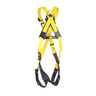 3M™ DBI-SALA® Delta™ Crossover-Style Climbing Harness - Pass-through Buckle Leg Straps (Rear View)