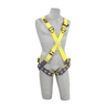 3M™ DBI-SALA® Delta™ Crossover-Style Climbing Harness - Front View with Tongue Buckle Leg Straps and a Front D-ring