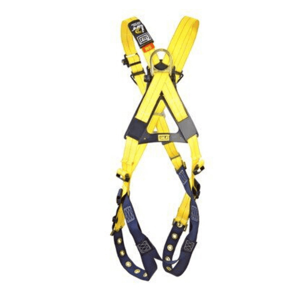 3M™ DBI-SALA® Delta™ Crossover-Style Climbing Harness - Tongue Buckle Leg Straps (Rear View)