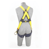 3M™ DBI-SALA® Delta™ Crossover-Style Positioning/Climbing Harness - Rear View with Pass-through Buckle Leg Straps and Stand-up Back D-ring