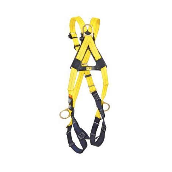 3M™ DBI-SALA® Delta™ Crossover-Style Positioning/Climbing Harness - Pass-through Buckle Leg Straps (Rear View)