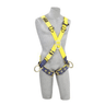 3M™ DBI-SALA® Delta™ Crossover-Style Positioning/Climbing Harness - Front View with Tongue Buckle Leg Straps and Front and Side D-rings 