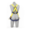 3M™ DBI-SALA® Delta™ Crossover-Style Positioning/Climbing Harness - Rear View with Tongue Buckle Leg Straps and Stand-up Back D-ring