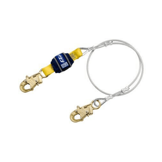 3M™ DBI-SALA® EZ-Stop™ Cable Shock Absorbing Lanyard with Self-Locking Snap Hooks