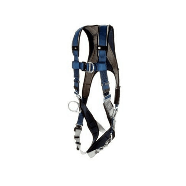 3M™ DBI-SALA® ExoFit™ Plus Comfort Vest-Style Positioning/Climbing Harness - Side View with Quick Connect Chest and Leg Connections and Front and Side D-rings