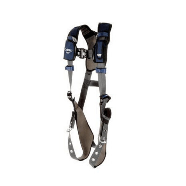 3M™ DBI-SALA® ExoFit NEX™ Plus Comfort Vest-Style Harness - Side View with Quick Connect Chest and Tongue Buckle Leg Connections