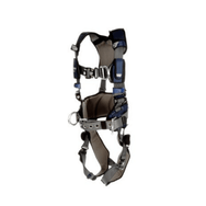 Arnés de escalada/posicionamiento de estilo de construcción cómodo 3M™ DBI-SALA® ExoFit NEX™ Plus: vista lateral con conexiones rápidas para el pecho y las piernas, anillo en D frontal y cinturón corporal/almohadilla para la cadera con anillos en D laterales - imagen 2