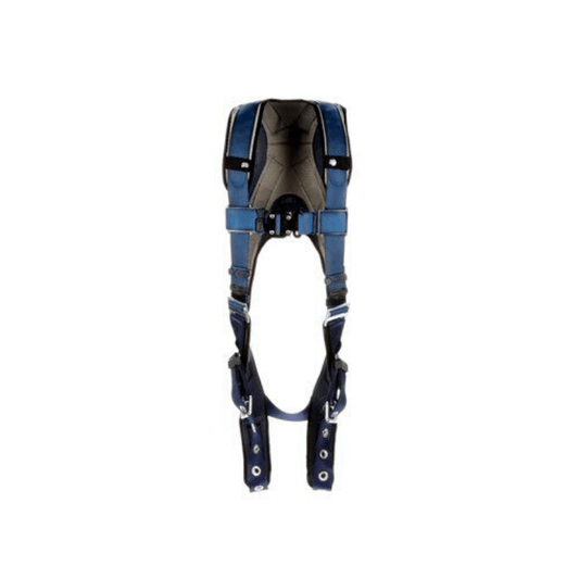 3M™ DBI-SALA® ExoFit™ Plus Comfort Vest-Style Harness - Front View with Tongue Buckle Leg Connections and Quick Connect Chest Connections