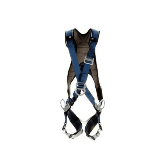 3M™ DBI-SALA® ExoFit™ Plus Comfort Cross-Over Style Positioning/Climbing Harness - Front View with Quick Connect Chest and Leg Buckles and Front and Side D-rings