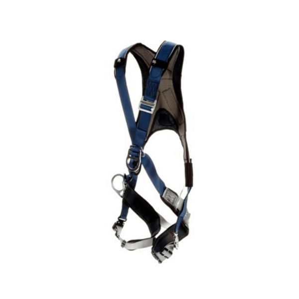 3M™ DBI-SALA® ExoFit™ Plus Comfort Cross-Over Style Positioning/Climbing Harness - Side View with Quick Connect Chest and Leg Buckles and Front and Side D-rings