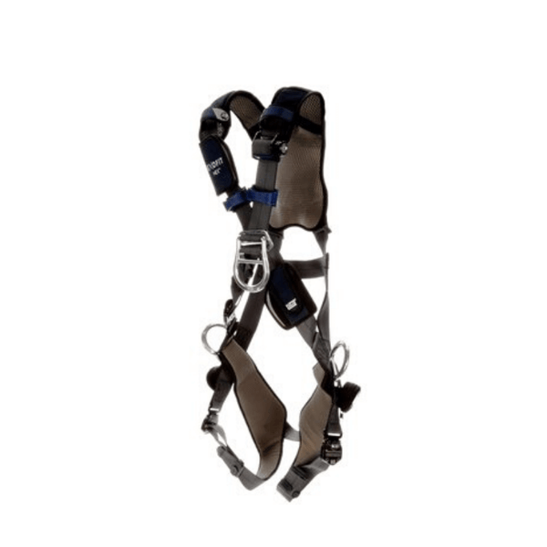 3M™ DBI-SALA® ExoFit NEX™ Plus Comfort Cross-Over Style Positioning/Climbing Harness - Side View with Quick Connect Leg Straps and Front and Side D-rings