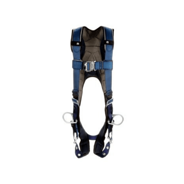 3M™ DBI-SALA® ExoFit™ Plus Comfort Vest-Style Positioning Harness - Front View with Quick Connect Chest and Tongue Buckle Leg Connections and Side D-rings