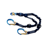 3M™ DBI-SALA® Force2™ Elastic 100% Tie-Off Shock Absorbing Lanyard with Self-Locking Snap Hook and Self-Locking Aluminum Rebar Hooks