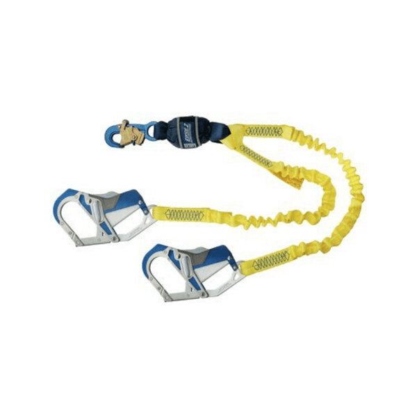 3M™ DBI-SALA® Force2™ Tie-Back 100% Tie-Off Shock Absorbing Lanyard with Self-Locking Snap Hooks and Comfort Grip Connector